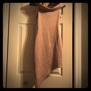 Gold/tan cocktail dress